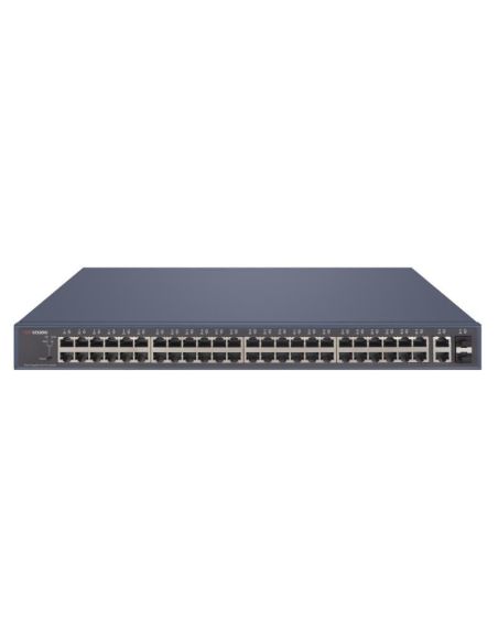 ➤ 52 prievadų, 48 PoE prievadų komutatorius Hikvision DS-3E1552P-SI