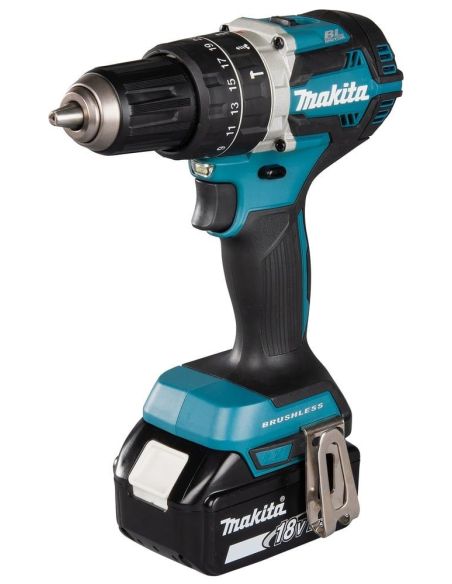 ➤ Akumuliatorinis gręžtuvas 18V Makita DHP484RTJ
