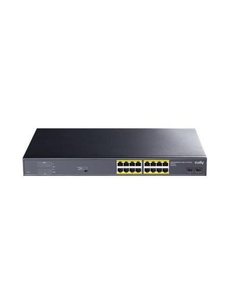 ➤ 16 prievadų komutatorius CUDY GS1020PS2