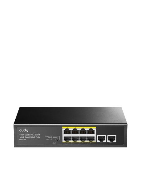 ➤ 8 prievadų komutatorius CUDY GS1010P