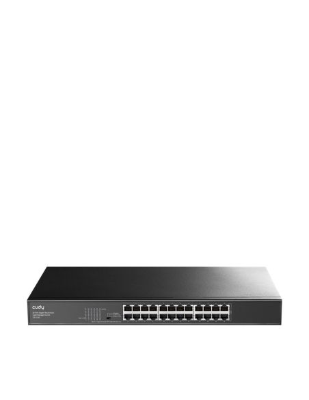 ➤ 24 prievadų valdomas komutatorius CUDY GS1024E