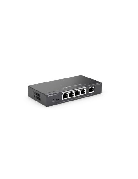 ➤ 5 prievadų komutatorius Ruijie Reyee RG-ES205GC-P (Valdomas, 4 x PoE+)
