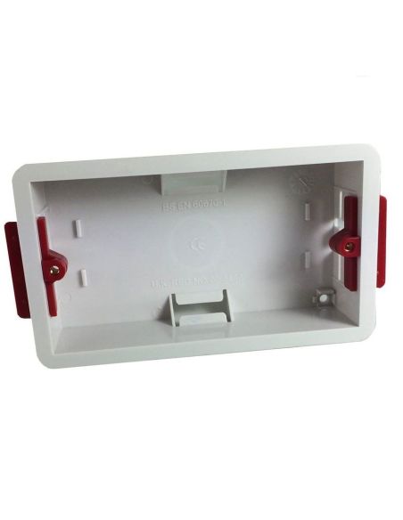 ➤ Iškvietimo mygtuko montavimo dėžutė C-TEC NCP10 (dviguba) 