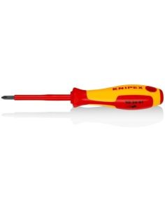 ➤ Atsuktuvas izoliuotas Knipex 98 24 01 (PH1, 80mm, 1000V)