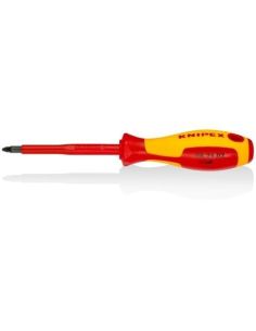 ➤ Atsuktuvas izoliuotas Knipex 98 25 02 (PZ2, 100mm, 1000V)