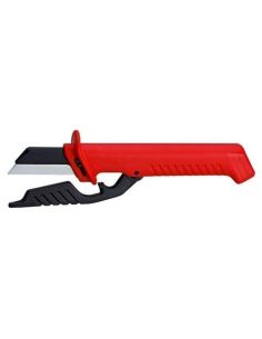 ➤ Kabelio nužievinimo peilis Knipex 98 56 (190mm, 1000V)