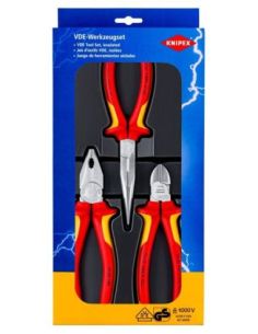 ➤ Replių rinkinys elektrikams Knipex 00 20 12 (3 vnt., 1000V)