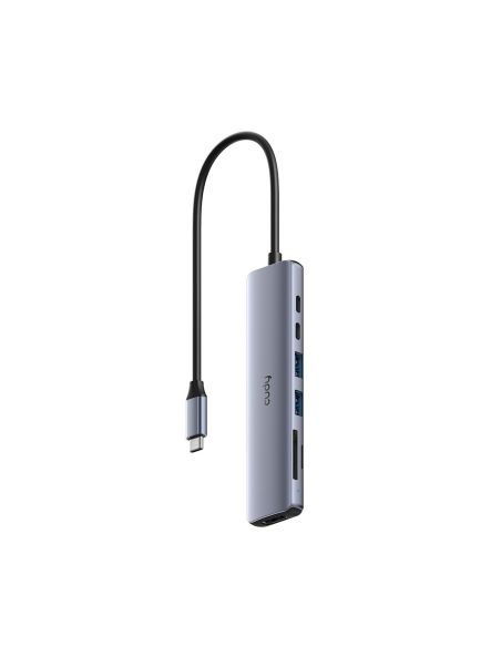 ➤ Adapteris CUDY UH407 USB-C į 2xUSB-A ir USB-C