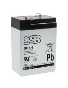 ➤ Akumuliatorius (AGM) SSB SB (5Ah, 6V, F1, VRLA)