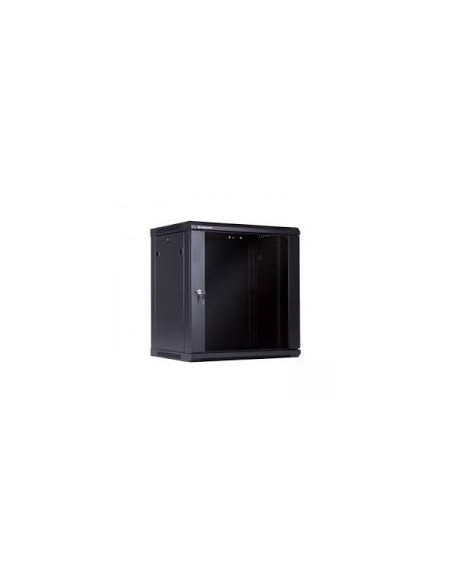 ➤ Komutacinė pakabinama spinta 19" 9U 600x600x501mm (juoda, nesurinkta)