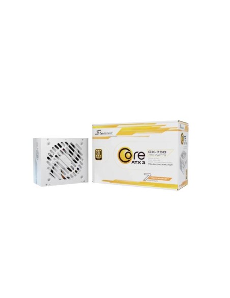 Power Supply|SEASONIC|CORE GX White|750 Watts|Efficiency 80 PLUS GOLD|MTBF 100000 hours|SRP-CGX751-A5A32SF-W