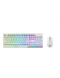 KEYBOARD +MOUSE/VIGOR GK30 COMBO WHITE US MSI