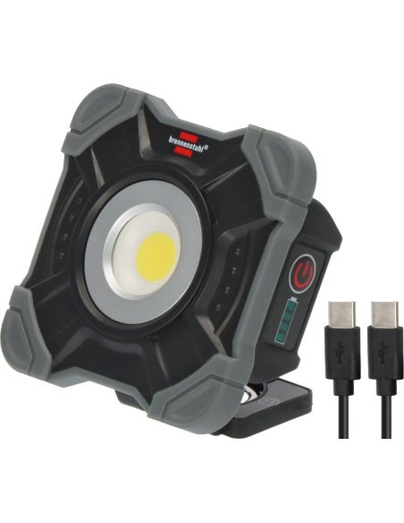 ➤ Žibintuvėlis pastatomas Brennenstuhl 1173700009 (1000 lm, USB įkrovimas, IP54, IK07, 6500K)