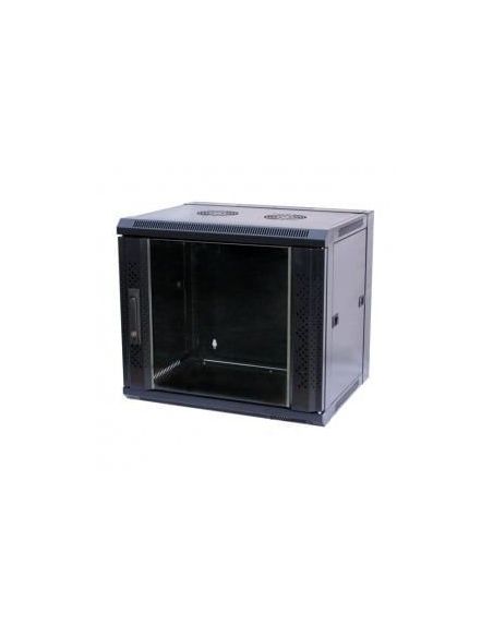 ➤ Komutacinė pakabinama spinta 19" 7U 540x400x300mm (antracito, nesurinkta, stiklinės durys)