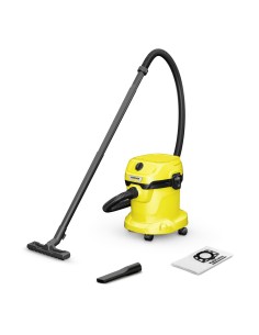 Vacuum Cleaner|KARCHER|Wet and dry vacuum cleaner WD 2 Plus V-15/4/18|Car cleaning|1000 Watts|Suction power 220W|Capacity 15 l|N