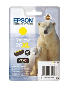 INK CARTRIDGE YELLOW 26XL/C13T26344020 EPSON