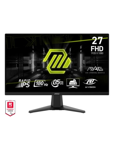 LCD Monitor|MSI|MAG 275F|27"|Gaming|Tilt|Matte|Panel IPS|1920x1080|16:9|180Hz|0.5 ms|Colour Black|MAG275F