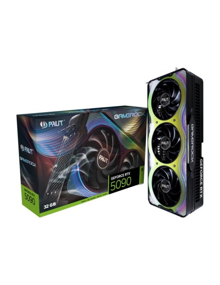 Graphics Card|PALIT|NVIDIA GeForce RTX 5090|32 GB|GDDR7|512 bit|PCIE 5.0 16x|Triple slot Fansink|1xHDMI|3xDisplayPort|NE75090019