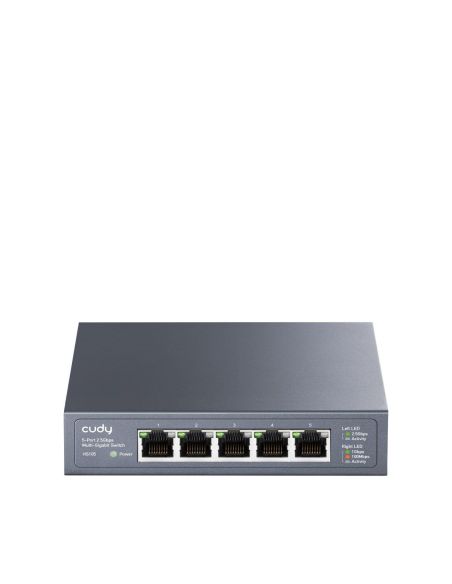 ➤ 5 prievadų komutatorius CUDY HS105 