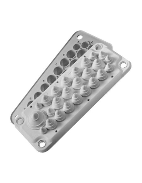 ➤ Guminis sandariklis daugiavietis Morek MBA3F14L11 (2x3-11 / 5x10-14 / 12x14-18 / 5x14-22 mm²) 
