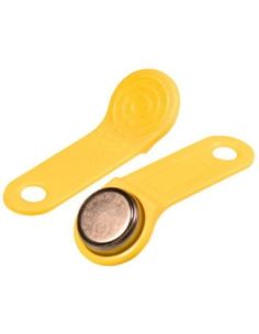➤ Geltonas dallas raktas iButton DS1990A-F5 su laikikliu