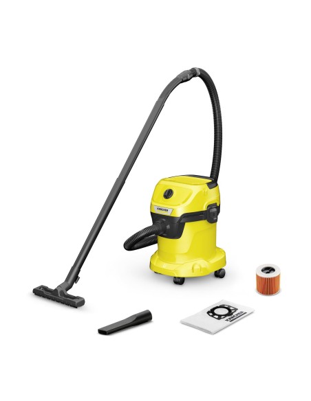 Vacuum Cleaner|KARCHER|Wet and dry vacuum cleaner WD 3 V-15/6/20|1000 Watts|Suction power 230W|Capacity 15 l|Noise 74 dB|Yellow|