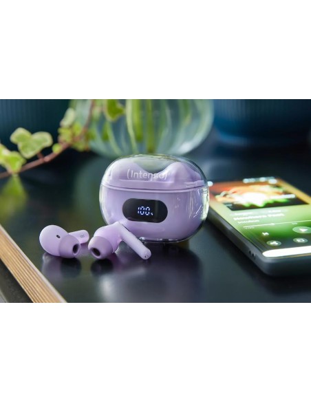 HEADSET BUDS PLUS T310AE/PURPLE 3720313 INTENSO