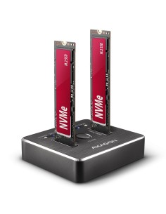 SSD ACC DOCK STATION USB-C/2XM.2 NVME ADSA-M2C AXAGON