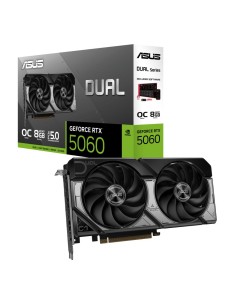 Graphics Card|ASUS|NVIDIA GeForce RTX 5060|8 GB|GDDR7|128 bit|PCIE 5.0 16x|Dual Slot Fansink|1xHDMI|3xDisplayPort|DUAL-RTX5060-O