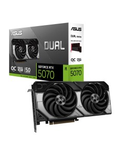 Graphics Card|ASUS|NVIDIA GeForce RTX 5070|12 GB|GDDR7|192 bit|PCIE 5.0 16x|Dual Slot Fansink|1xHDMI|3xDisplayPort|DUAL-RTX5070-