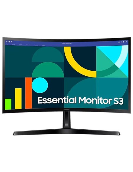 LCD Monitor|SAMSUNG|LS24D366GAUXEN|24"|Business/Curved|Panel VA|1920x1080|16:9|100Hz|4 ms|Tilt|Colour Black|LS24D366GAUXEN