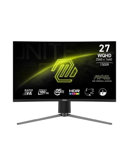 LCD Monitor|MSI|MAG 27CQ6PF|27"|Gaming|Panel VA|2560x1440|16:9|180 Hz|0.5 ms|Colour Black|MAG27CQ6PF