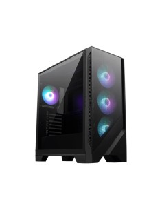 Case|MSI|MAG FORGE 321R AIRFLOW|MidiTower|Case product features Transparent panel|ATX|MicroATX|MiniITX|Colour Black|MAGFORGE321R