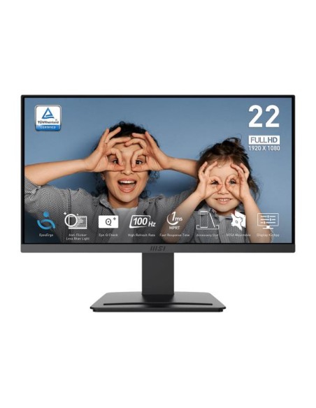 Monitor|MSI|PRO MP223 E2|21.45"|Business|Matte|Panel VA|1920x1080|16:9|100 Hz|1 ms|Colour Black|PROMP223E2