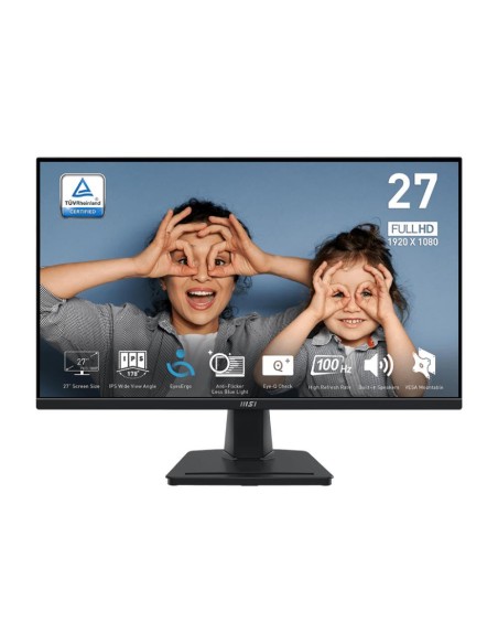 LCD Monitor|MSI|PRO MP275|27"|Business|Matte|Panel IPS|1920x1080|16:9|100Hz|4 ms|Speakers|Colour Black|PROMP275