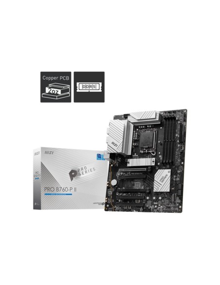 Mainboard|MSI|Intel B760 Express|LGA1700|Memory DDR5|Memory slots 4|5xPCI-Express 5.0 16x|2xM.2|1xHDMI|1xDisplayPort|2xUSB 2.0|2