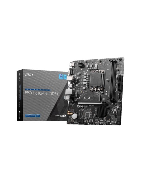 Mainboard|MSI|Intel H610|LGA1700|MicroATX|Memory DDR4|Memory slots 2|1xPCI-Express 1x|1xPCI-Express 16x|1xM.2|1x15pin D-sub|1xHD