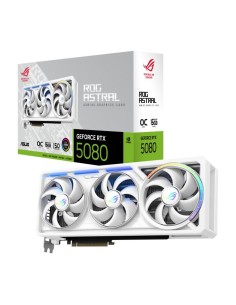 Graphics Card|ASUS|NVIDIA GeForce RTX 5080|16 GB|GDDR7|256 bit|Triple slot Fansink|ROG-ASTRAL-RTX5080O16G-WH