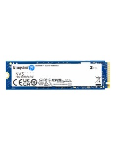 SSD|KINGSTON|NV3|2TB|M.2|PCIE|NVMe|3D NAND|Write speed 5000 MBytes/sec|Read speed 6000 MBytes/sec|TBW 640 TB|MTBF 200000 hours|S