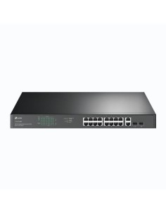 Switch|TP-LINK|TL-SG1218MP|Desktop/pedestal|Rack|16x10Base-T / 100Base-TX / 1000Base-T|PoE+ ports 16|250 Watts|TL-SG1218MP