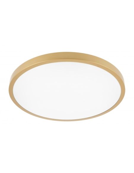 ➤ ATOL LED lubinis šviestuvas (32W, 2560lm, 3000K, auksinis, apvalus) GTV LD-ATOL32W-WW-02