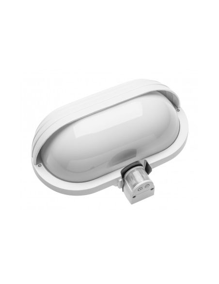➤ KACROO sieninis LED šviestuvas su judesio davikliu (baltas, 180°, 60 W, IP40) GTV OS-KACROO-0