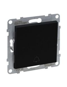 ➤ 1 kl. mygtukas Suno Legrand 721413 (juodas, su varpelio simboliu)