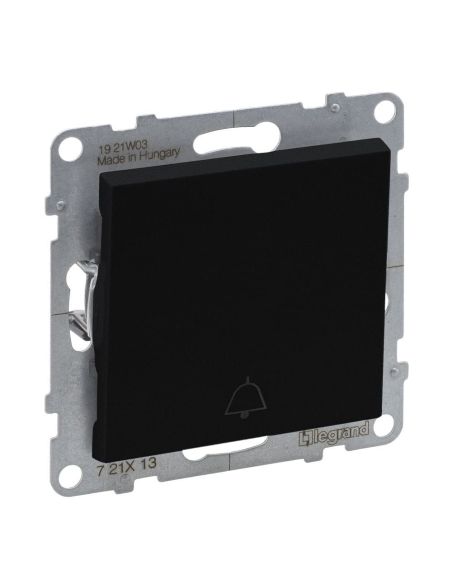 ➤ 1 kl. mygtukas Suno Legrand 721413 (juodas, su varpelio simboliu) 