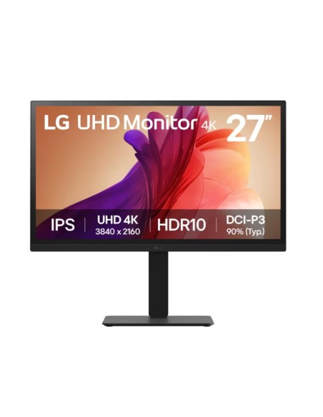 LCD Monitor|LG|27BA45U-B|27"|4K|Matte|Panel IPS|3840x2160|16:9|60Hz|5 ms|Speakers|Colour Black|27BA45U-B