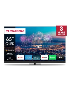 TV Set|THOMSON|65"|4K/Smart|QLED|3840x2160|Google TV|Black|65QG6C14