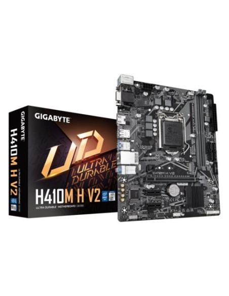 Mainboard|GIGABYTE|Intel Q470 Express|LGA1200|Micro-ATX|Memory DDR4|H410MHV22.0