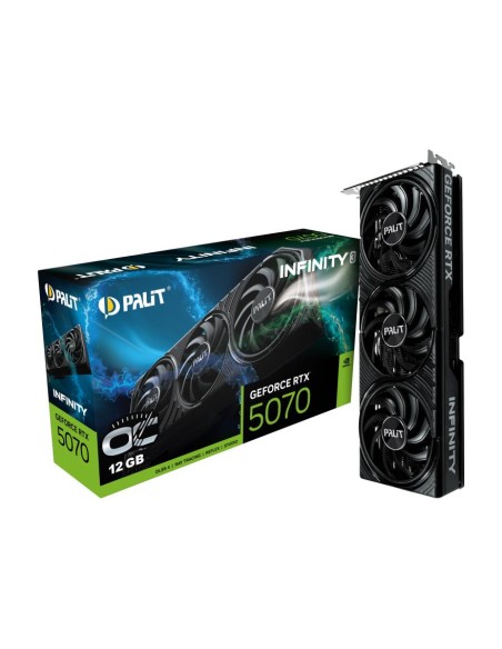 Graphics Card|PALIT|NVIDIA GeForce RTX 5070|12 GB|GDDR7|192 bit|PCIE 5.0 16x|Triple slot Fansink|NE75070S19K9-GB2050S