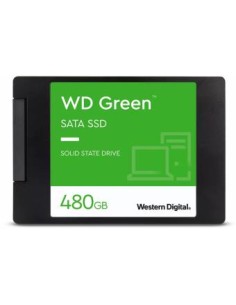 SSD|WESTERN DIGITAL|Green|480GB|SATA 3.0|SLC|Read speed 545 MBytes/sec|2,5"|MTBF 1000000 hours|WDS480G3G0A