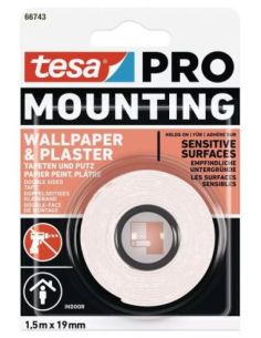 ➤ Lipni dvipusė juosta lauko darbams TESA 1.5m x 19mm 66952-00006-00